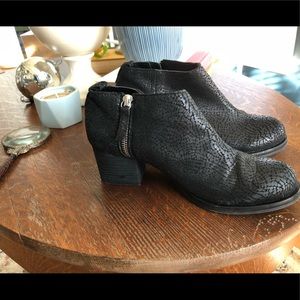 Black Scale Booties Urban Outfitters